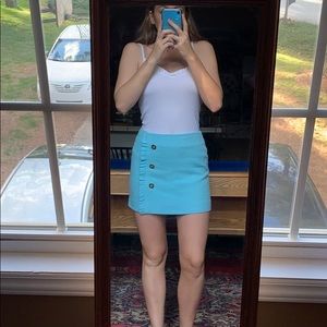 Lilly Pulitzer blue miniskirt